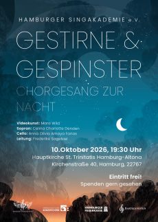 Gestirne und Gespinste – Chorgesang zur Nacht